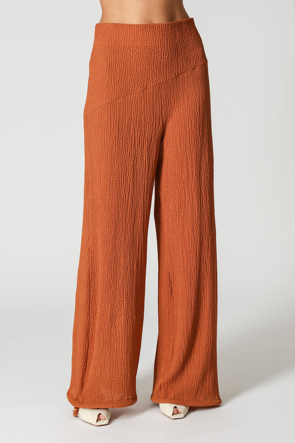 Calça De Modelagem Aladim Com Textura Honeycomb TRIMIX