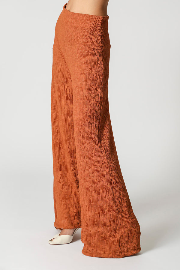 Calça De Modelagem Aladim Com Textura Honeycomb TRIMIX