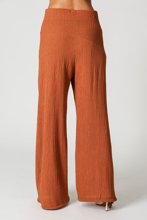 Calça De Modelagem Aladim Com Textura Honeycomb TRIMIX