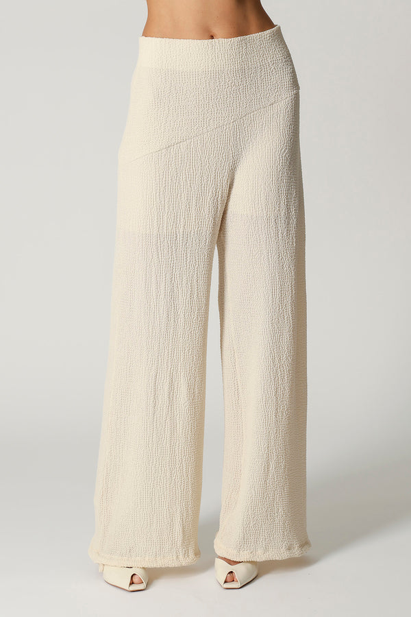 Calça De Modelagem Aladim Com Textura Honeycomb TRIMIX