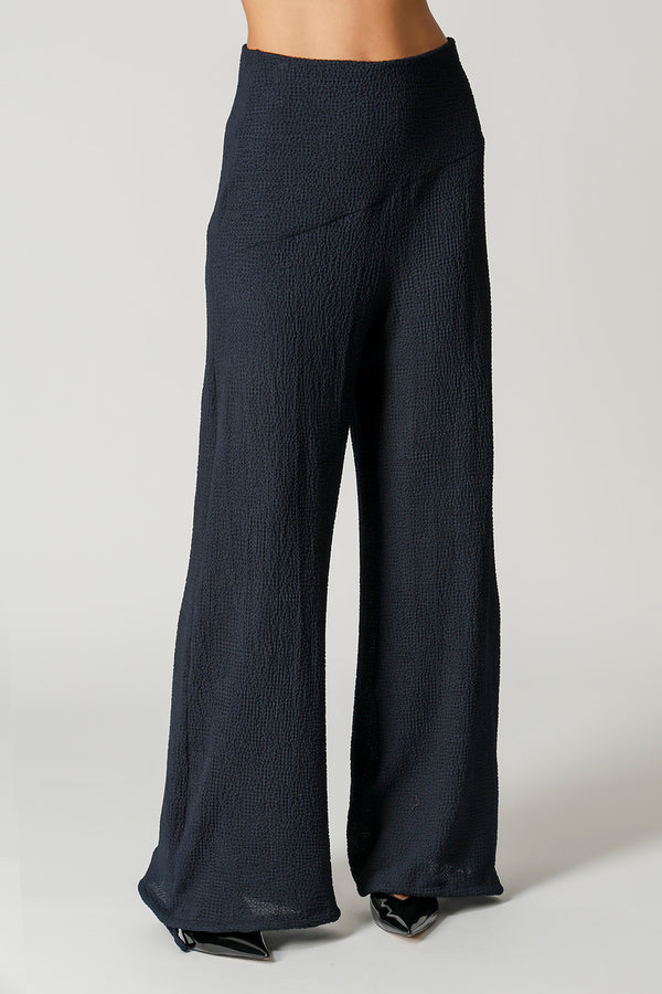 Calça De Modelagem Aladim Com Textura Honeycomb TRIMIX
