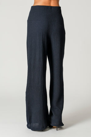 Calça De Modelagem Aladim Com Textura Honeycomb TRIMIX