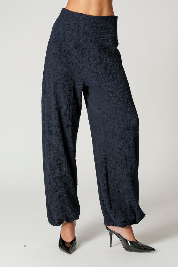 Calça De Modelagem Aladim Com Textura Honeycomb TRIMIX