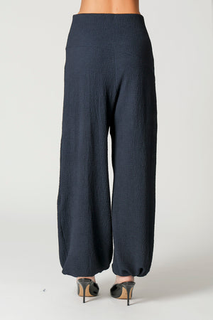 Calça De Modelagem Aladim Com Textura Honeycomb TRIMIX