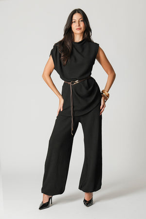 Calça De Modelagem Aladim Com Textura Honeycomb TRIMIX