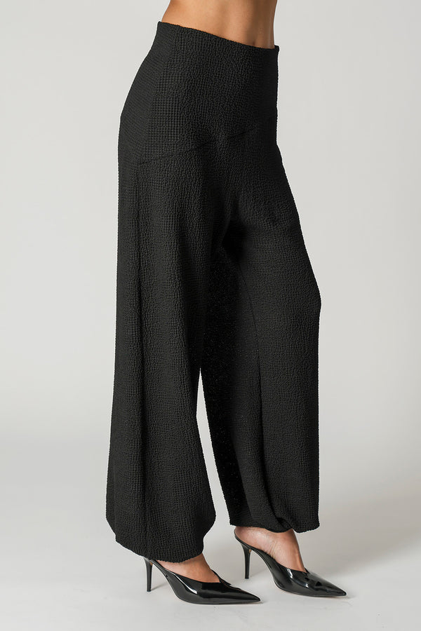 Calça De Modelagem Aladim Com Textura Honeycomb TRIMIX