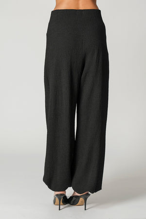 Calça De Modelagem Aladim Com Textura Honeycomb TRIMIX