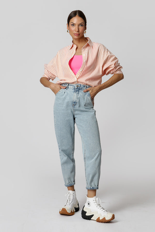 Camisa Ampla Listrada - TELHA CL 90131