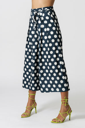 Calça Pantacourt Estampada - OFF WHITE 7167