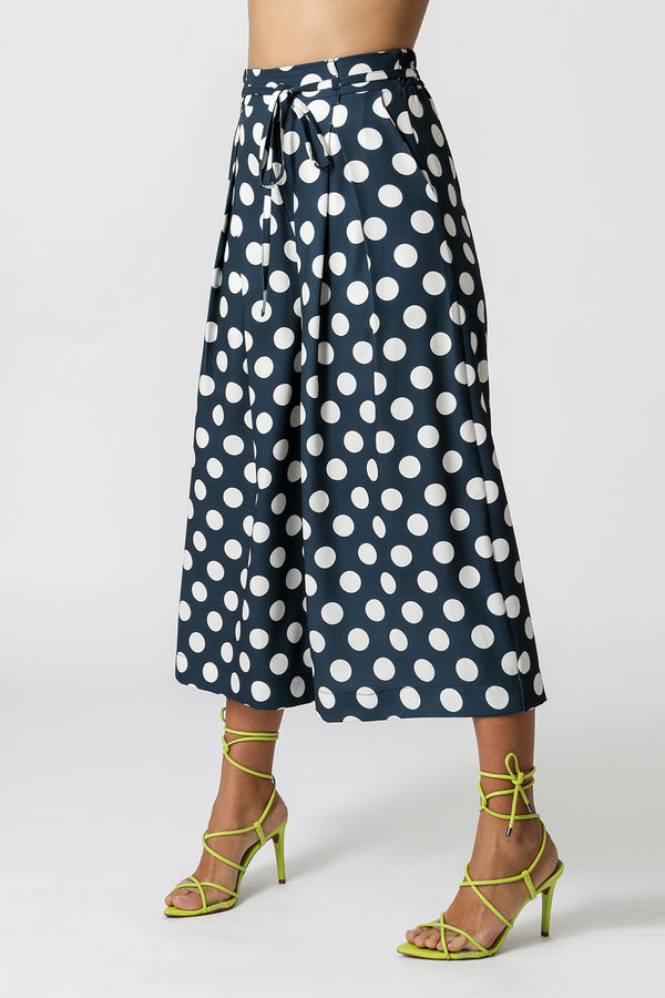 Calça Pantacourt Estampada - OFF WHITE 7167