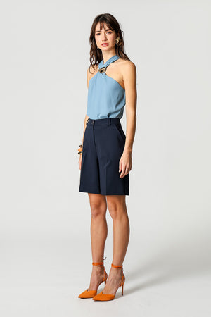 Blusa Com Fivela No Decote