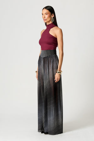 Blusa Ombro Único Com Gola