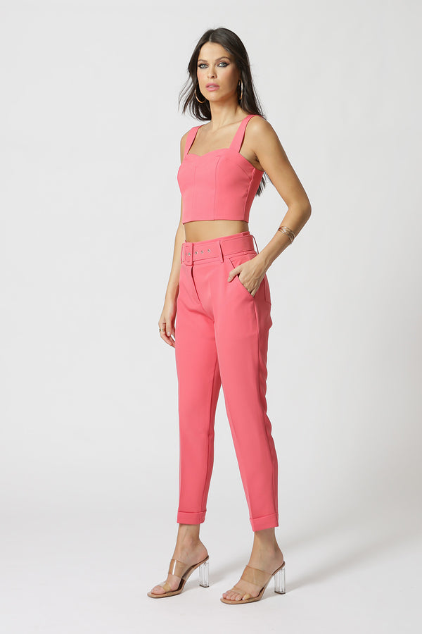 Top Cropped Com Alça - FLOR