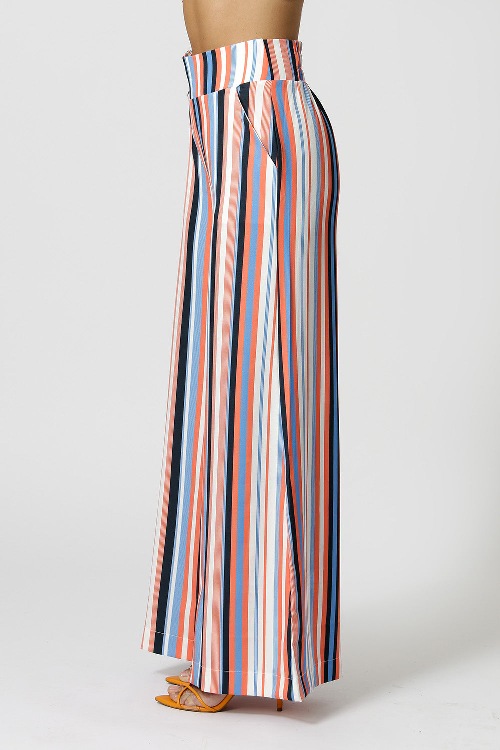 Calça Pantalona Estampada - ROYAL CL 7170