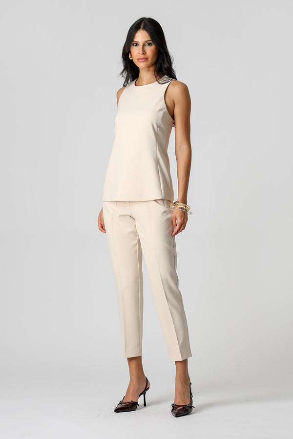 Blusa Túnica Alfaiataria Com Recortes - CRU