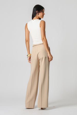 Regata Canelada Decote Quadrado