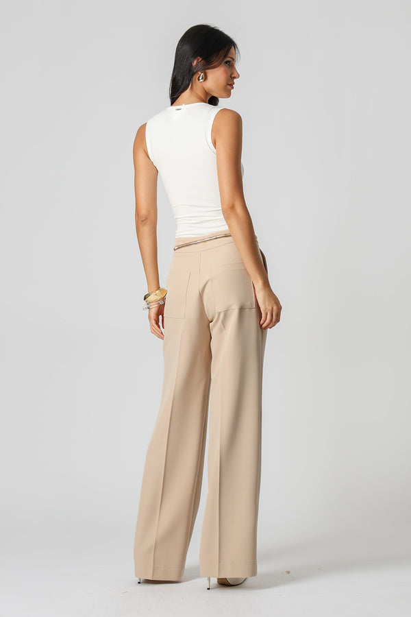 Regata Canelada Decote Quadrado