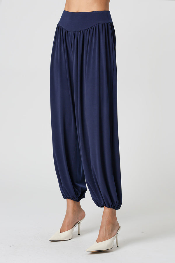 Calça Aladim Em Malha Ity - MARINHO