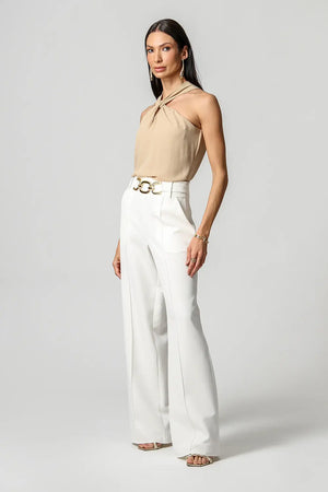 Blusa Com Gola Transpassada TRIMIX