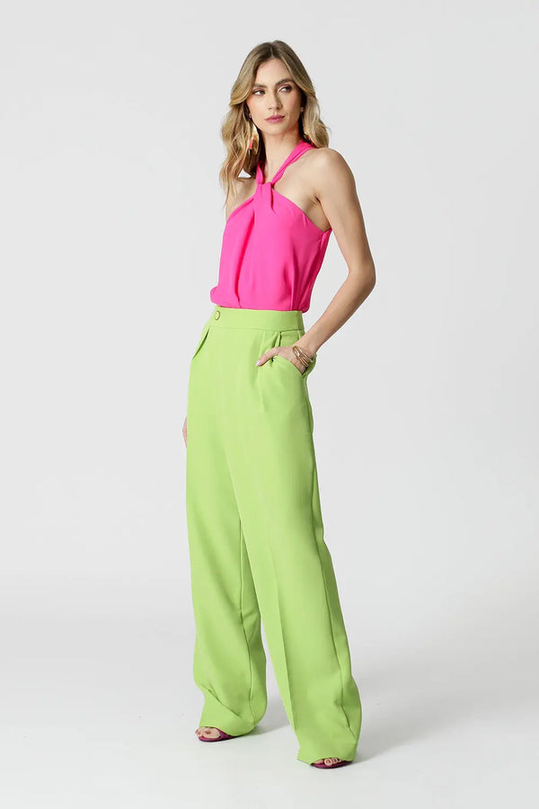 Blusa Com Gola Transpassada TRIMIX