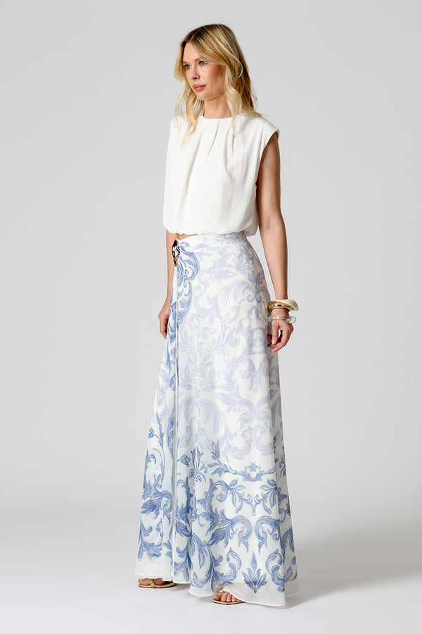 Blusa Balonê Com Ombro Estruturado