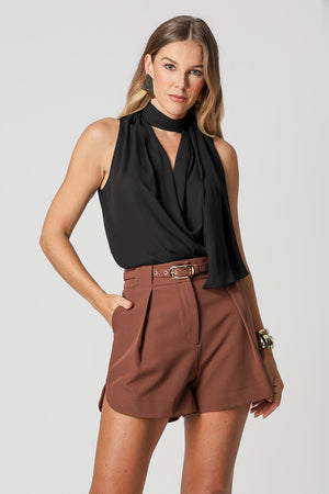 Blusa Cachequer com Lenço