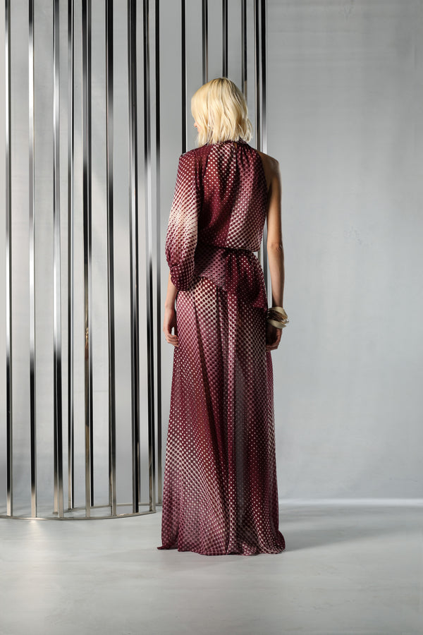 Calça Pantalona Chiffon Glass