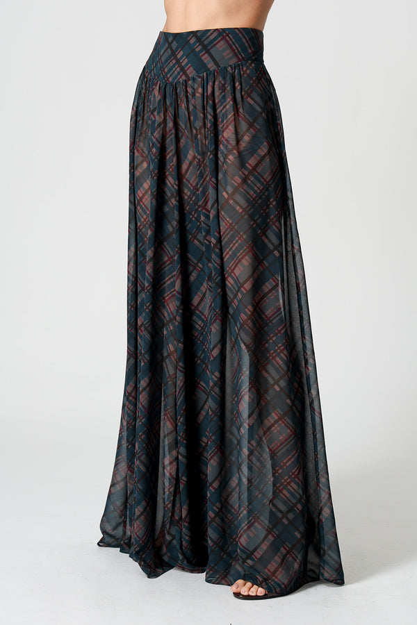 Calça Pantalona Chiffon Glass