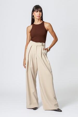 Blusa Básica Canelada - CAFE