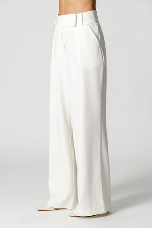 Calça Pantalona Cós Minimalista - OFF WHITE