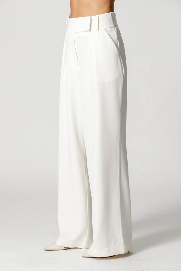 Calça Pantalona Cós Minimalista - OFF WHITE