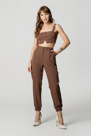 Top Com Detalhe De Fenda - CAFE