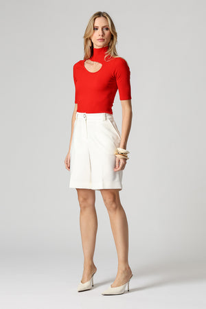 Blusa Detalhe Vazado No Ombro