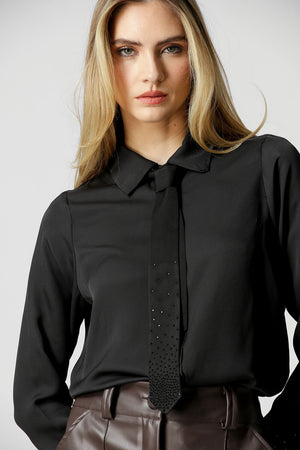 Gravata Com Pedraria