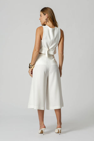 Colete Decote Profundo - OFF WHITE