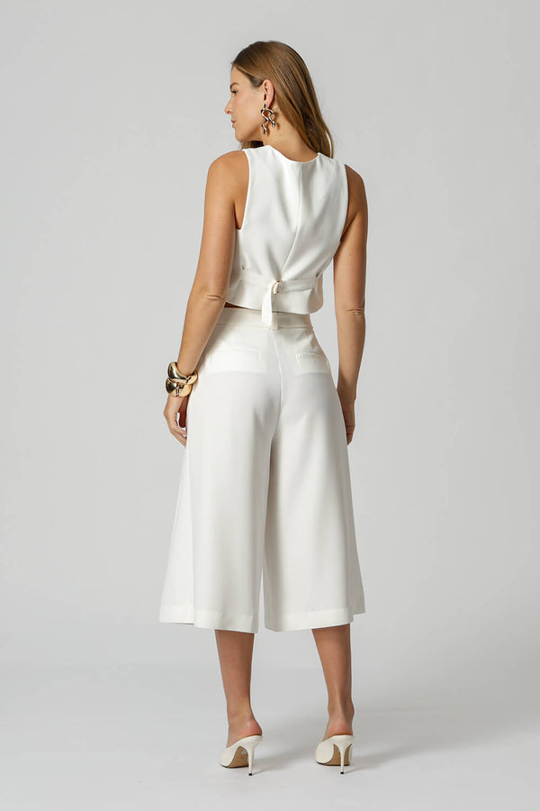 Colete Decote Profundo - OFF WHITE