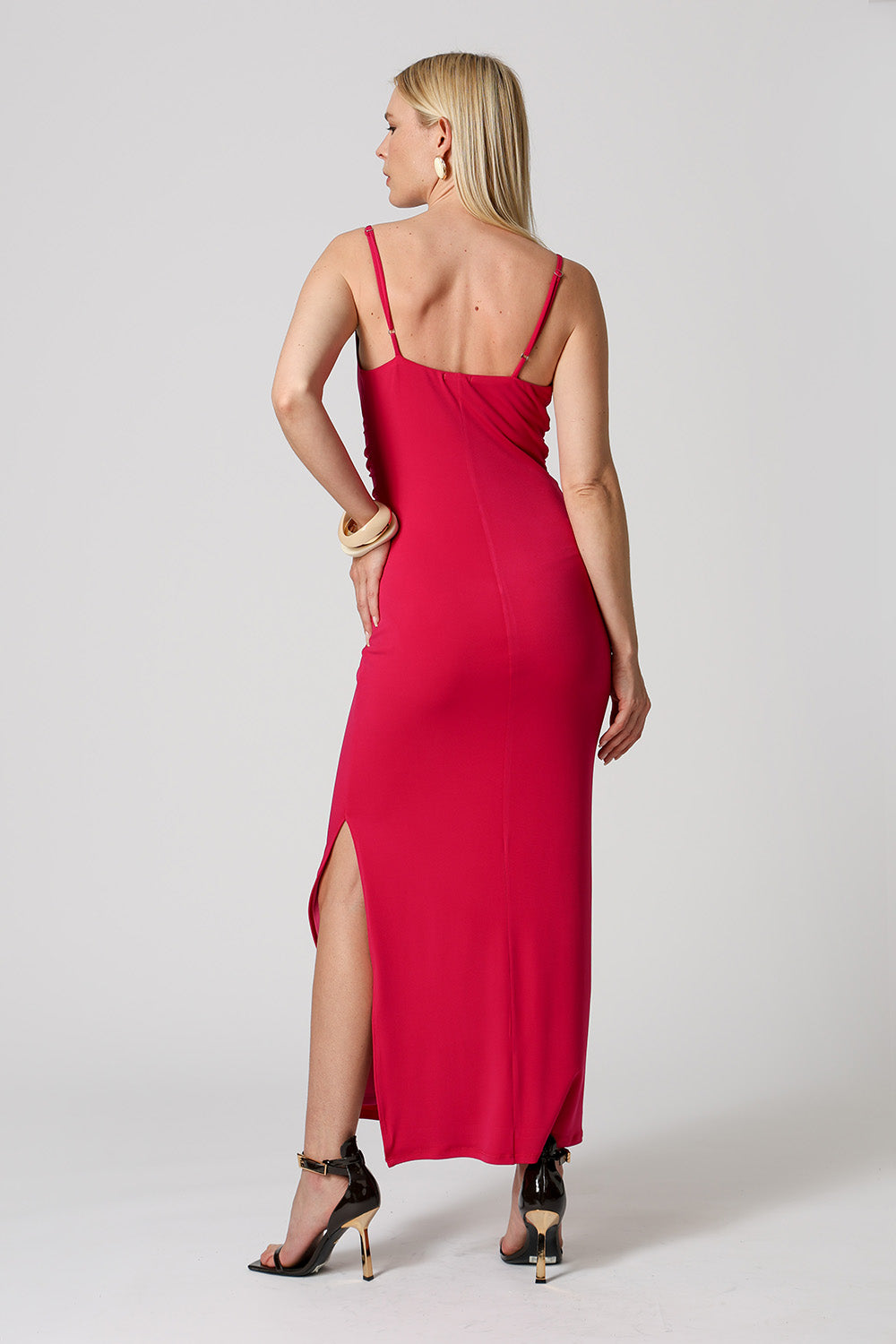 Vestido Decote Degagê - PINK