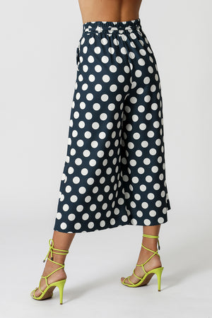 Calça Pantacourt Estampada - OFF WHITE 7167