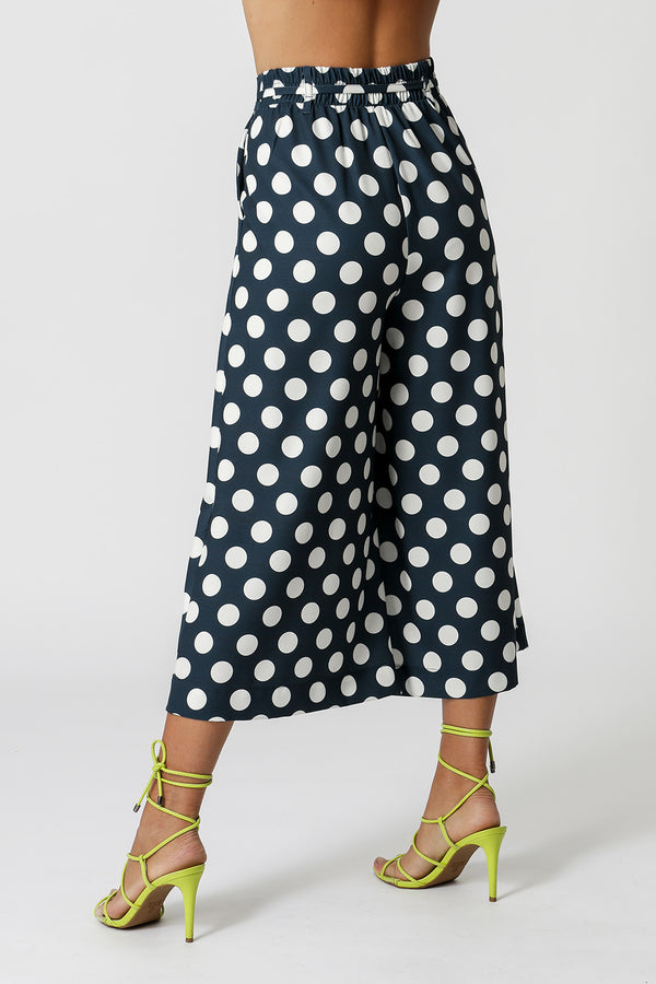 Calça Pantacourt Estampada - OFF WHITE 7167