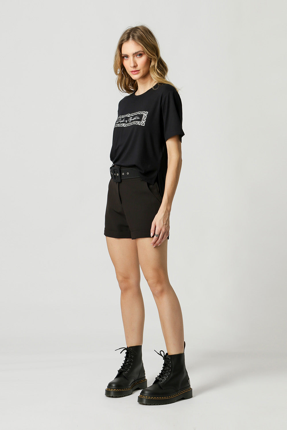 Camiseta Estampa Escrita - PRETO