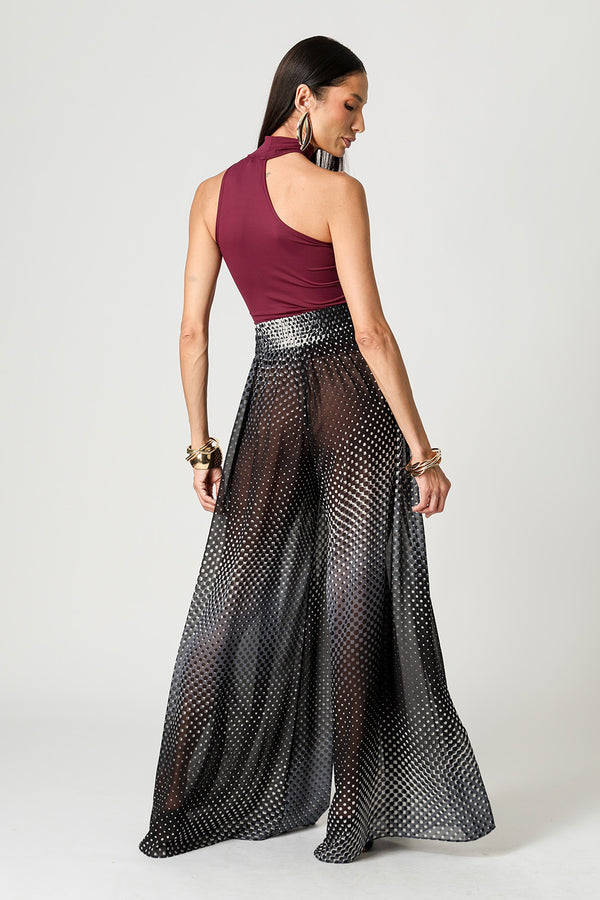 Blusa Ombro Único Com Gola