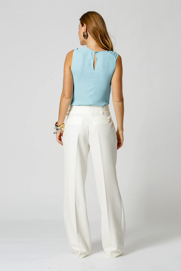 Blusa Decote Assimétrico Com Prega - CIANO CL