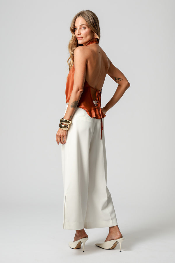 Blusa Frente Única Degagê - MARROM