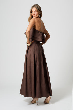 Top Strapless Com Babados - CAFE