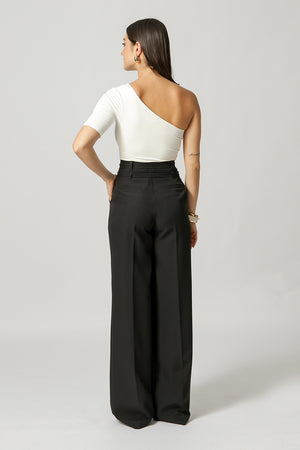 Blusa Ombro Único Vazado - OFF WHITE