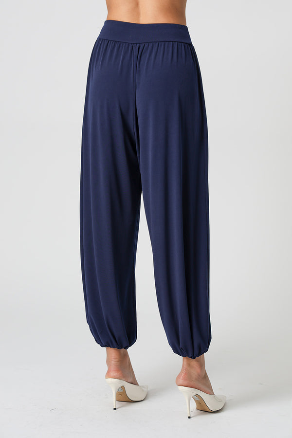 Calça Aladim Em Malha Ity - MARINHO