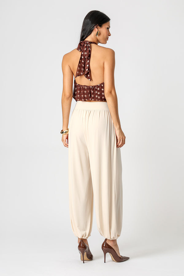 Blusa Frente Única Chiffon Glass