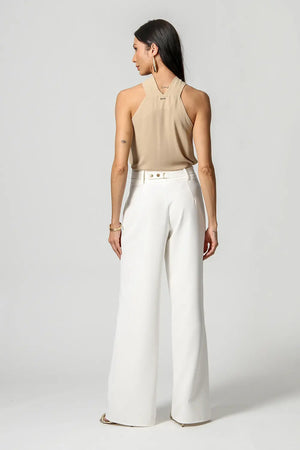 Blusa Com Gola Transpassada TRIMIX