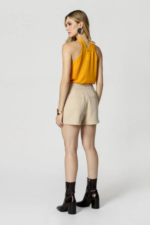 Blusa Com Gola Transpassada TRIMIX
