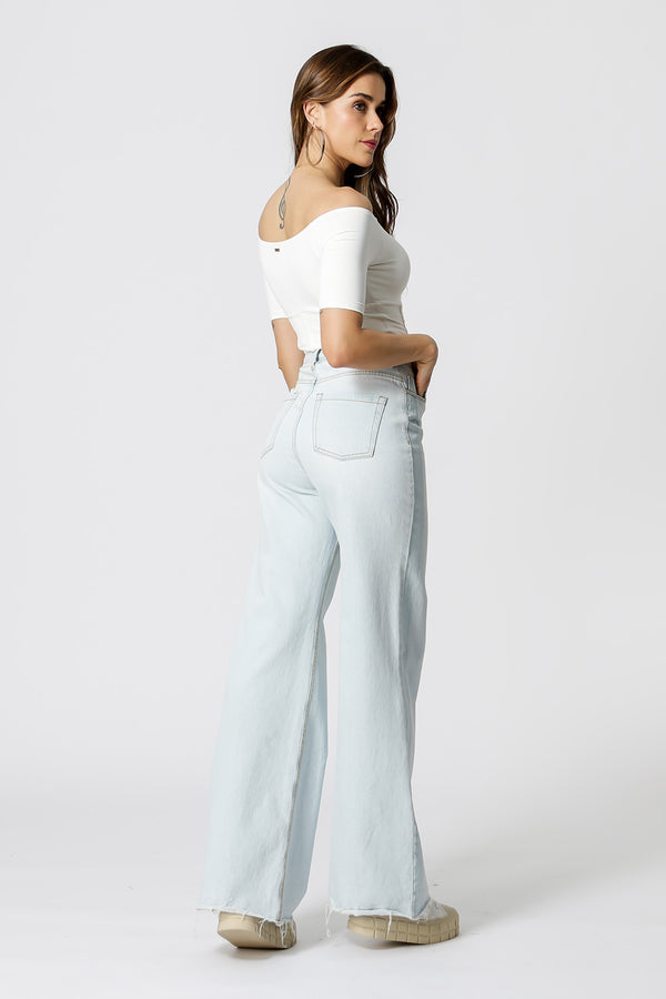 Blusa Corset De Ombro A Ombro - OFF WHITE 1